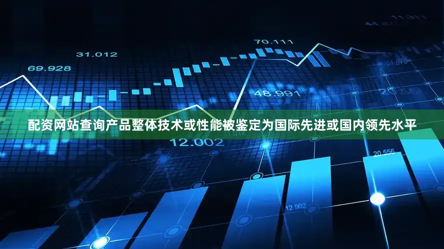 配资网站查询产品整体技术或性能被鉴定为国际先进或国内领先水平